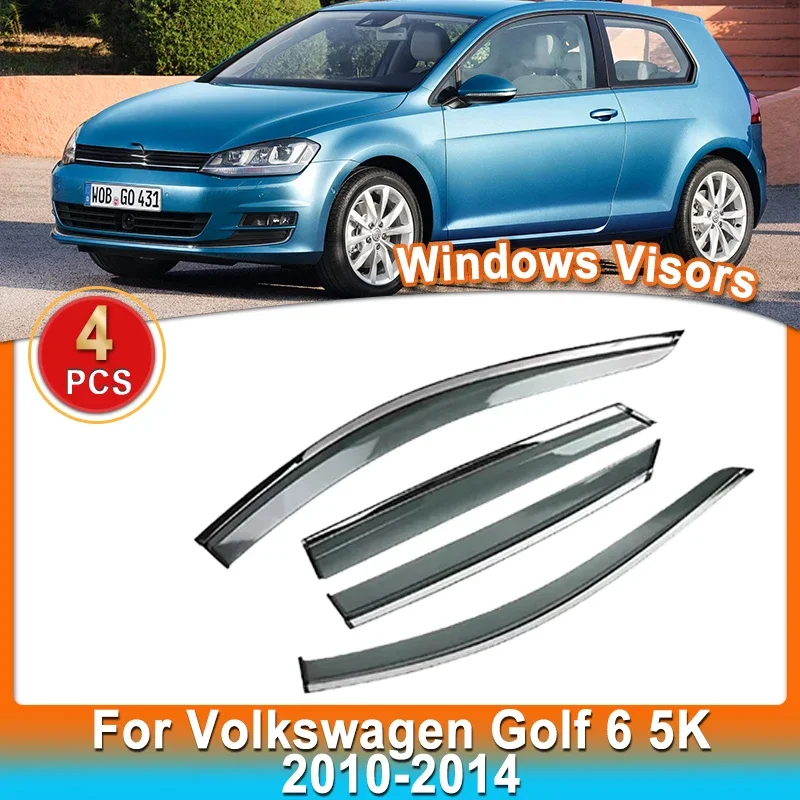 Guardy okien pre Volkswagen VW Golf 6 MK6 5K 2010 ~ 2014 2011 2011