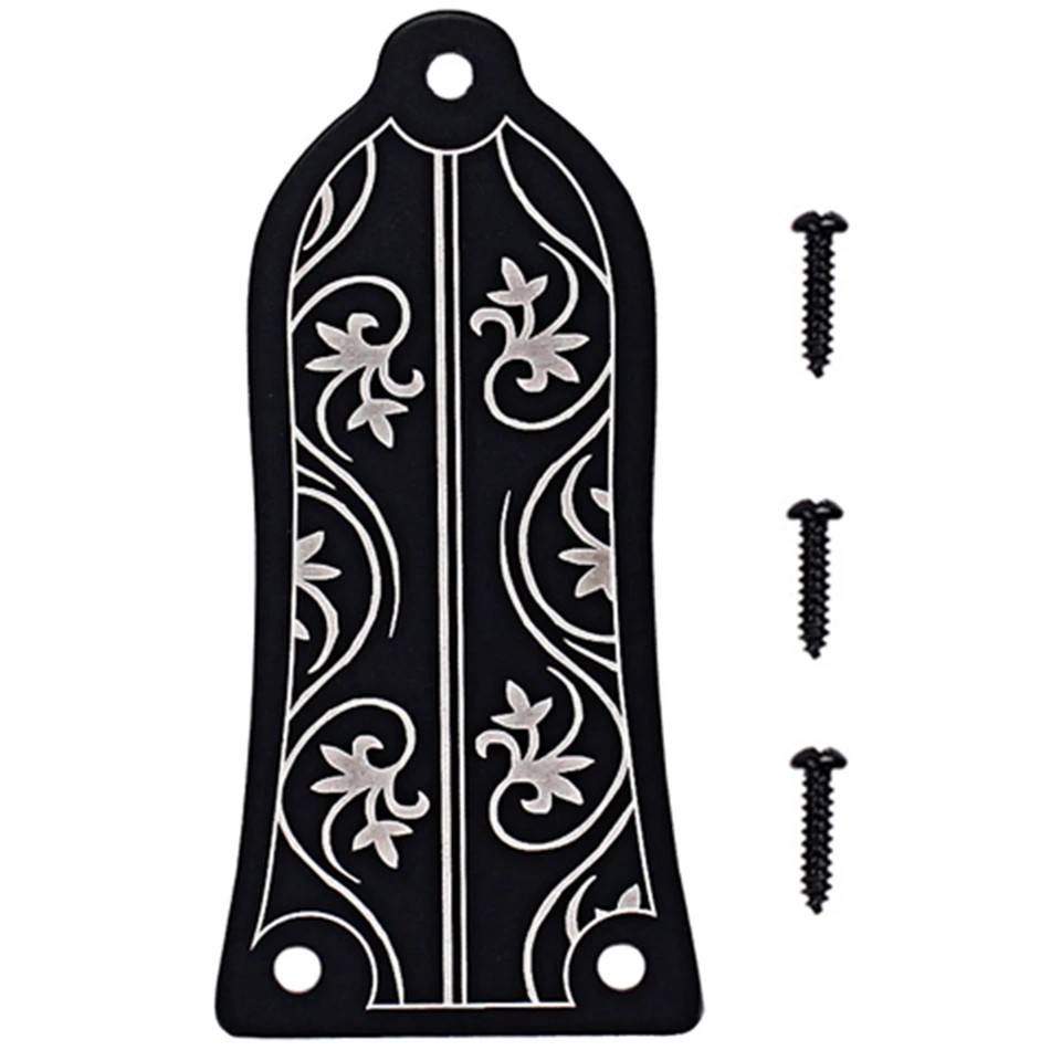 Guitar Truss Rod Cover Gr34 Truss Rod Shap pre elektrickú gitaru les Paul Epiphone (čierna)