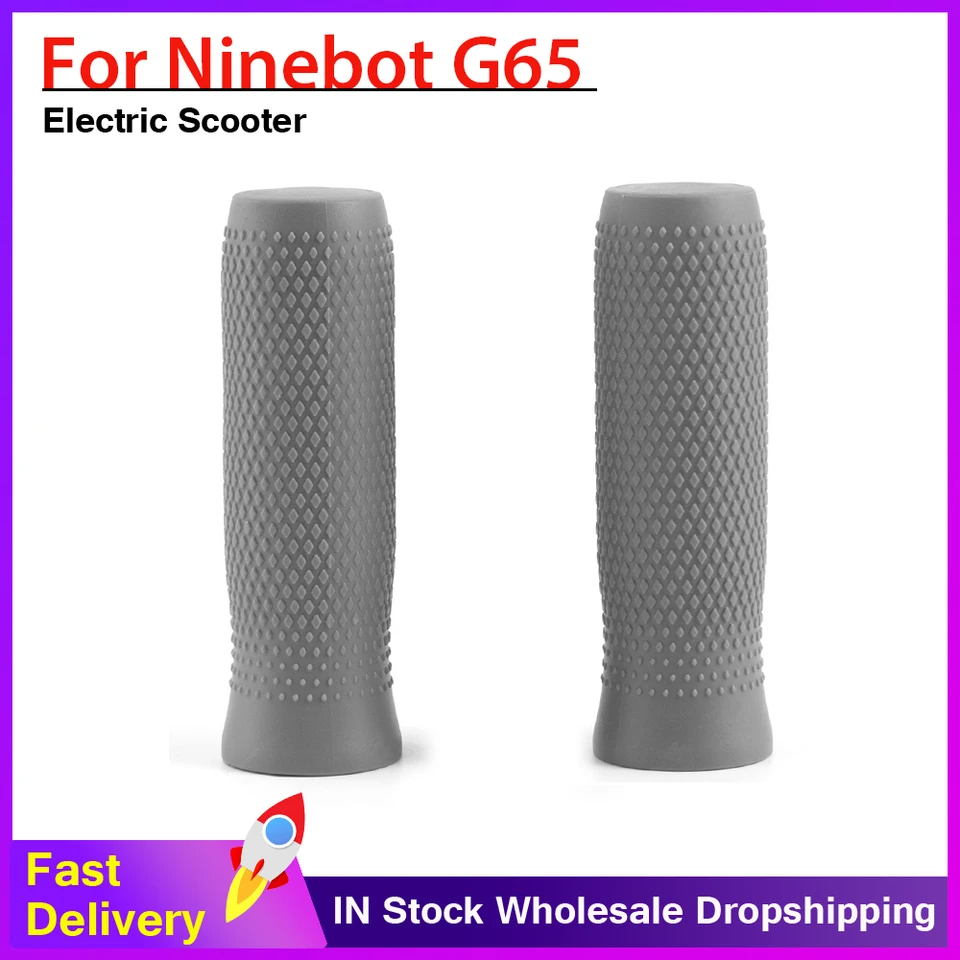 Guma rukoväte pre riadidlá pre Segway Ninebot G65 Electric Secootter Accessories Non-Slip Black Skateboard Riding Parts