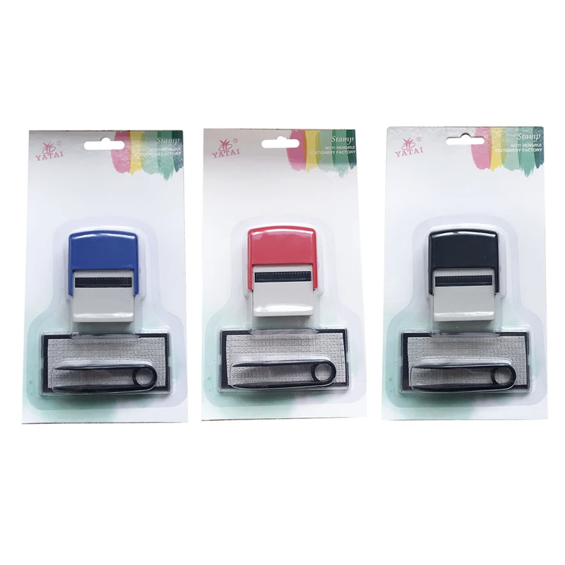 Gumová pečiatka Kit DIY Custom Personalized Self Inking Business Adresa Názov Číslo listových známok odovzdávajúci