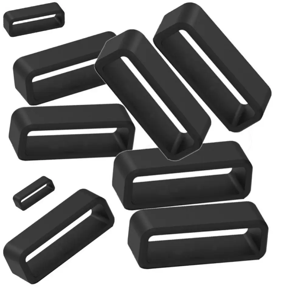 Gumové náhradné hodinky Strap Band Keeper Loop Security držiteľ držiak prsteň pre Suunto 9/Traverse Gum Guber Loop Nahradenie 12-