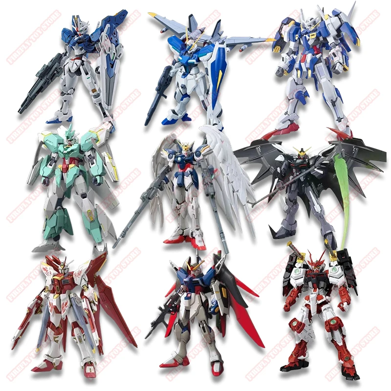 Gundam Animation Game Periférne hračky HG 1/144 Zostava Hračky Red Frame Destiny Anime Figures Action Moveble Model Collection