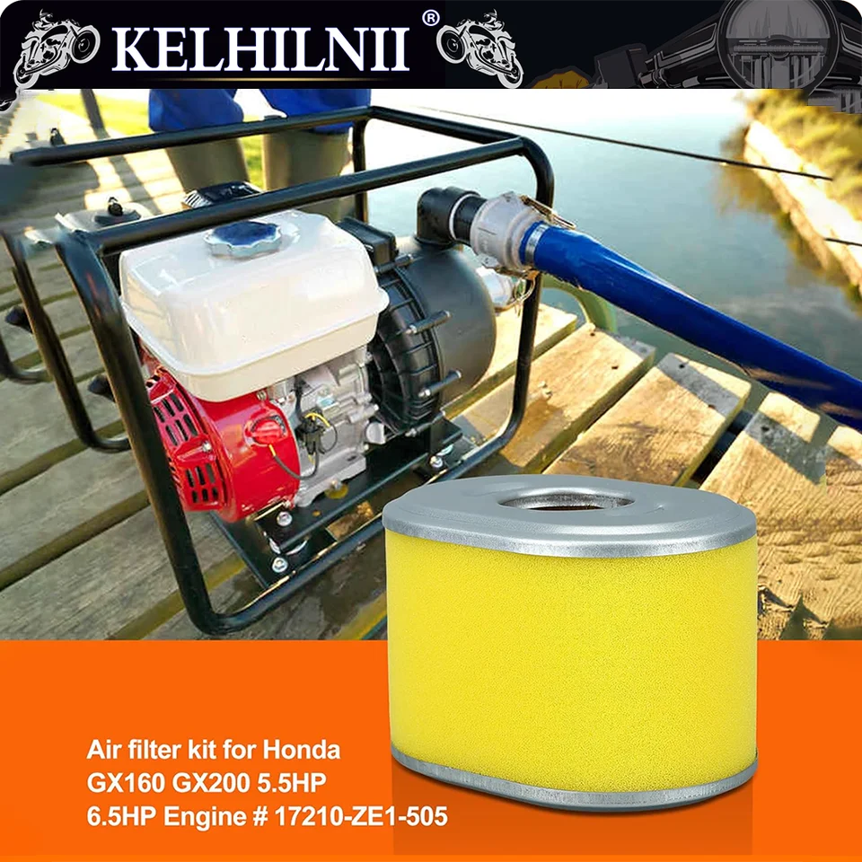 GX160 Vzduchový filter pre Honda GX200 GX 160 GX 200 GX140 5HP 3,5 HP 5,5 HP 6,5 HP motor EG2200X EZ2500 Generátor WMP20X Voda
