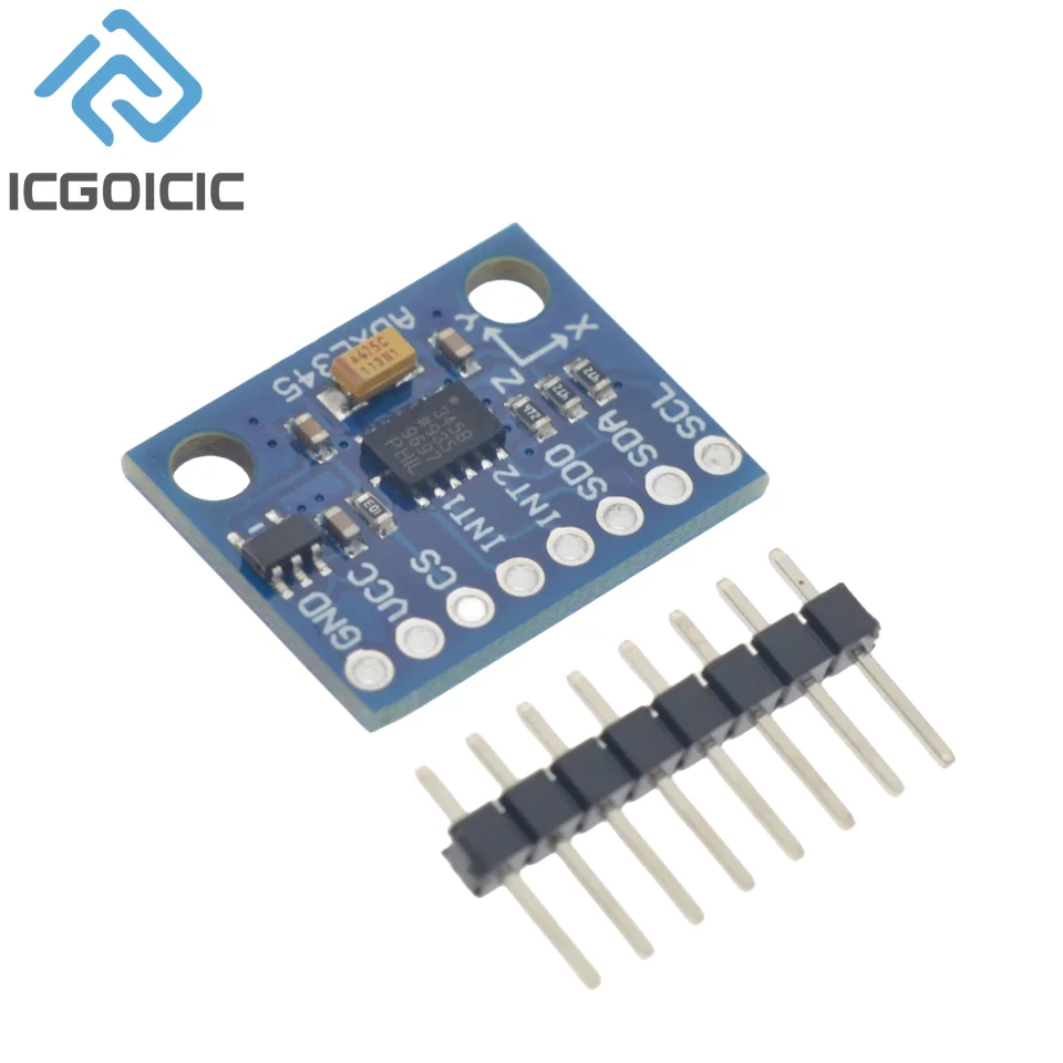 GY-291 ADXL345 3-osový modul digitálneho gravitačného snímača IIC/SPI Transmission Senzor sklonu pre Arduino