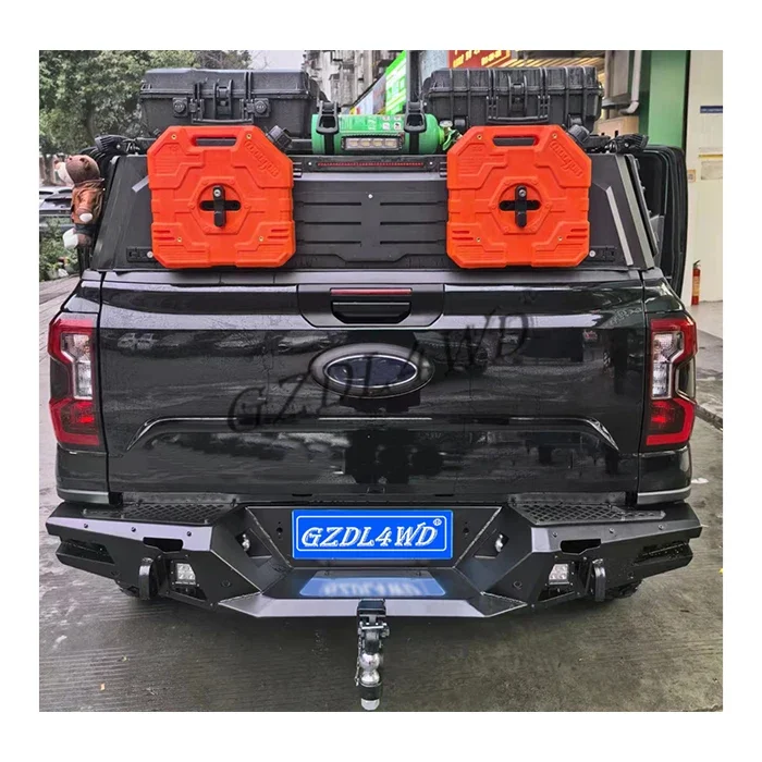 GZDL4WD 4X4 Factory Steel vozidlo Zadný zadný nárazník pre Ranger T9 2022 2023 Offroad zadný nárazník