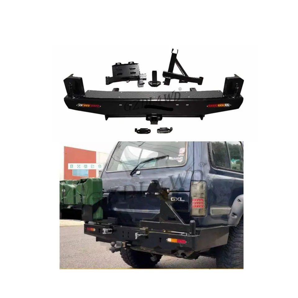 GZDL4WD Factory Veľkoobchod zadný Bull Bar LC80 zadný nárazník pre Land Cruiser LC80 FJ80