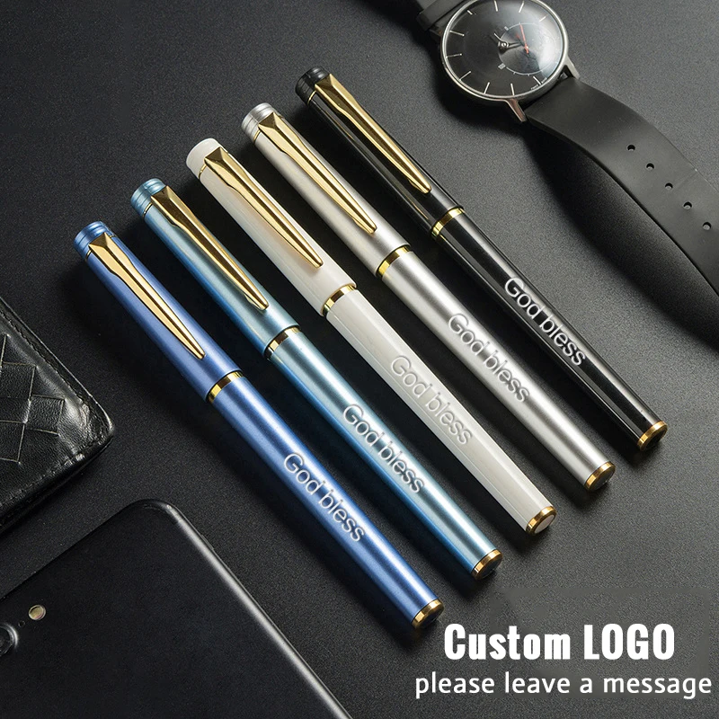 Gélové pero zdarma vlastné viacfarebné osobné osobné podpisy Pen School Office Business Pen Deti Darček gravírovanie Názov vlastné logo