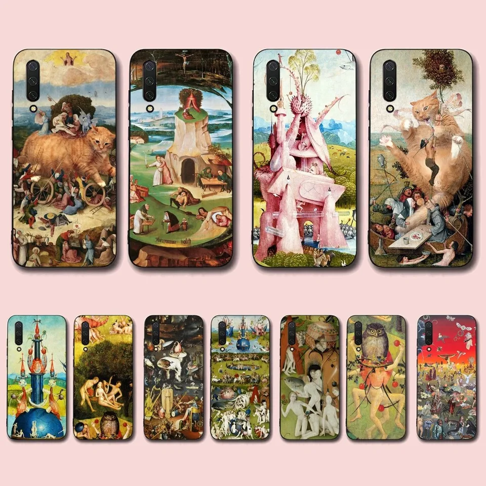 H-hieronymus bosch umenia telefónu pre xiaomi mi 5x 8 9 10 11 12 Lite Pro 10t POCOX3PRO POCOM3 POZNÁMKA 10 PRO LITE