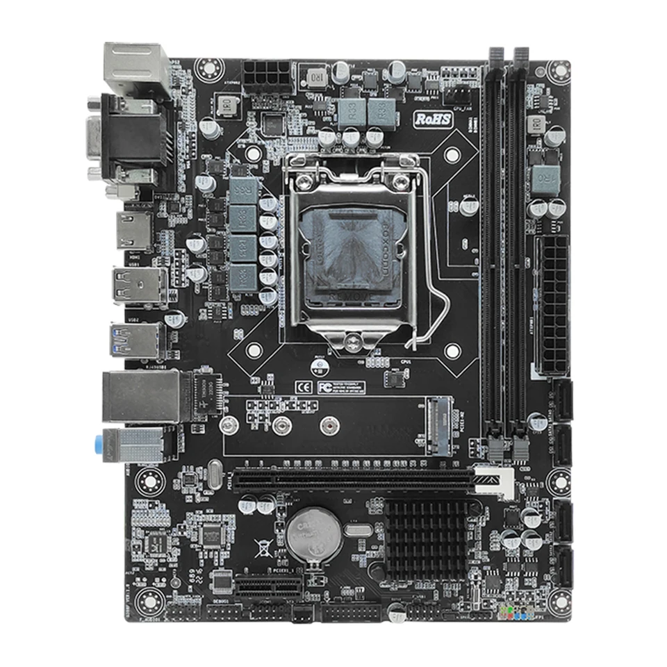 H310 Počítačová základná doska VGA/HDMI-kompatibilná/DVI porty LGA1151 DISKOPS HORDY SATA USB3.0 MICRO-ATX DDR4 MORD4