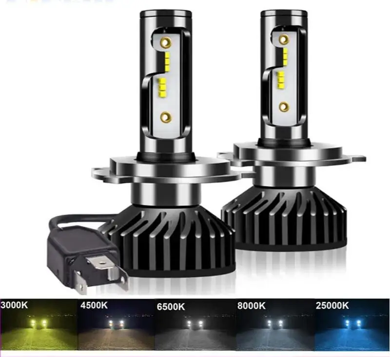H4 LED H7 HELADLAMNA SLEDNOTA SLOŽBA 3000K 12V 80W 12000LM H1 H8 H11 H9 HB3 9005 9006 9012 LED svetlomety žiarovky pre auto 1860 CSP