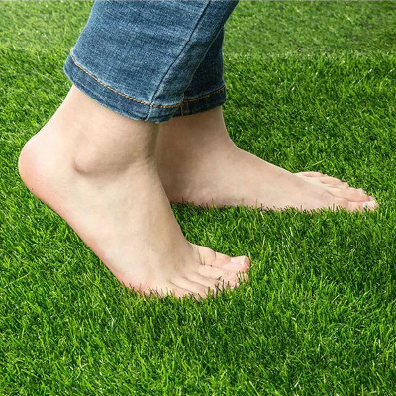 H4GD 1,5 cm hrúbka umelý trávnik Koberec falošný trávnik trávnatá podložka Krajina podložka DIY Craft Outdoor Garden Dekorácie