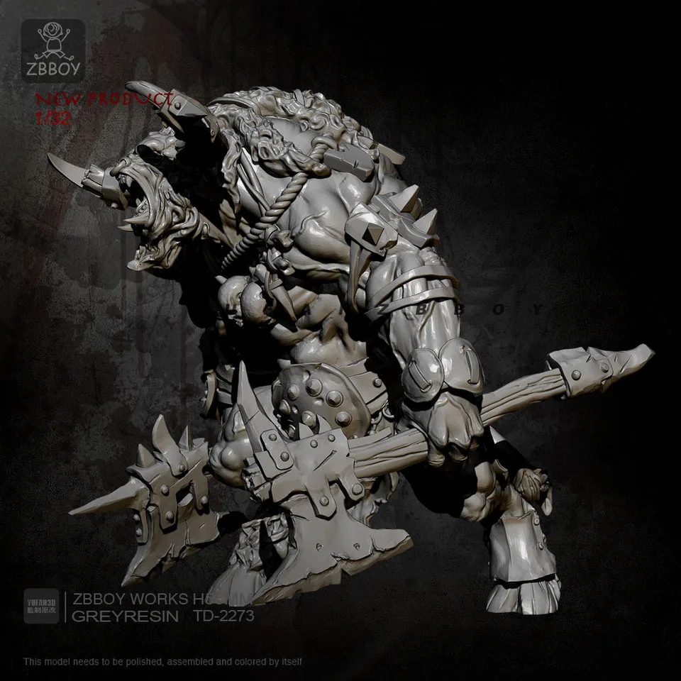 H55mm živice postava súpravy Samurai Warrior s dvojitými osami, ktoré zostavil TD-2273