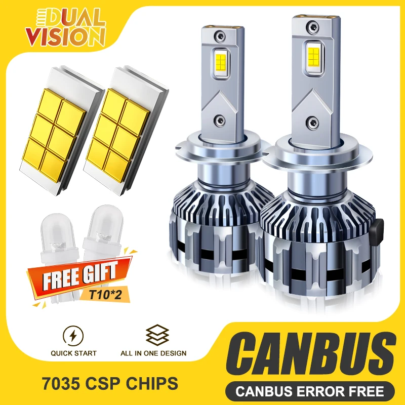 H7 H4 LED auto svetlometový svetlomet Canbus H11 H9 H8 FOG LIGHT H1 9012 HB3 9005 9006 LED Plug-N-Play Automatické žiarovky 6000K 30000LM 300W