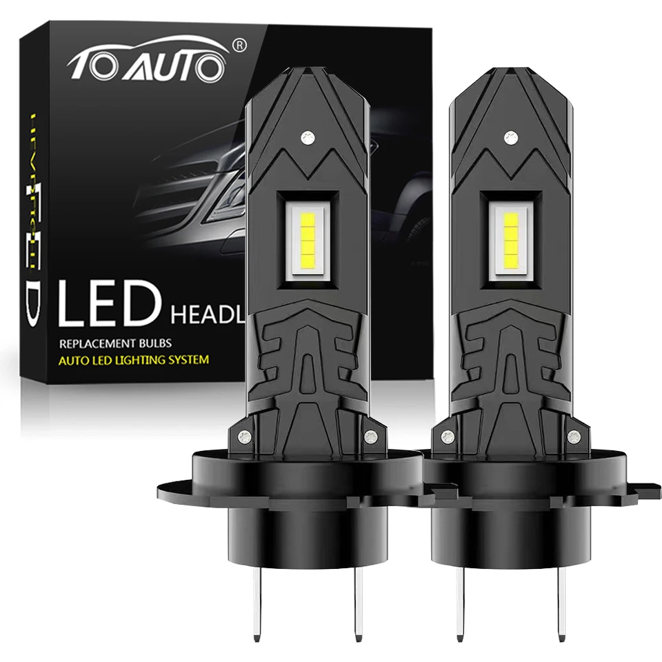 H7 LED svetlomet žiaroviek Canbus 40W 30000LM 1: 1 Mini automobil Turbo Auto Diódové žiarovky pre Volkswagen 6000K 12V