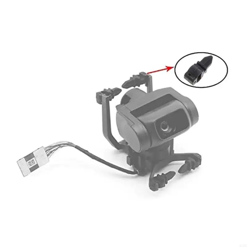 H7EC Gimbal Camera Guma Gumer tlmič, ktorý absorbuje náraz, náhradný nárazový náraz-absorbovaný oprava lietadiel pre Mavic Mini/Mini 2