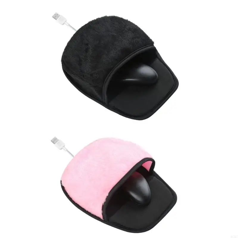 H7EC USB vyhrievaná podložka myši zimná zahrievacia podložka Mousepad Typel Ručné teplejšie pre počítač