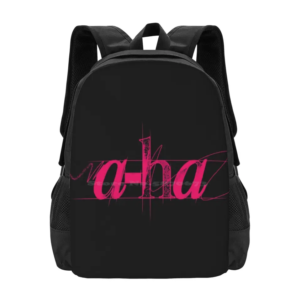 Ha Uhuy School Bags cestovné notebook batoh Ha Aha Nórsko Norwegian New Wave Synthpop 80. roky mi berú kultový lov vysoko a