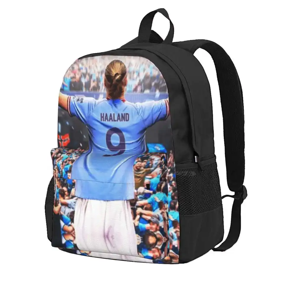 Haaland Backside Tapeta Hot Sale Schoolbag Batoh módne tašky erling Haaland Art Erling Haaland tapeta erling Haaland