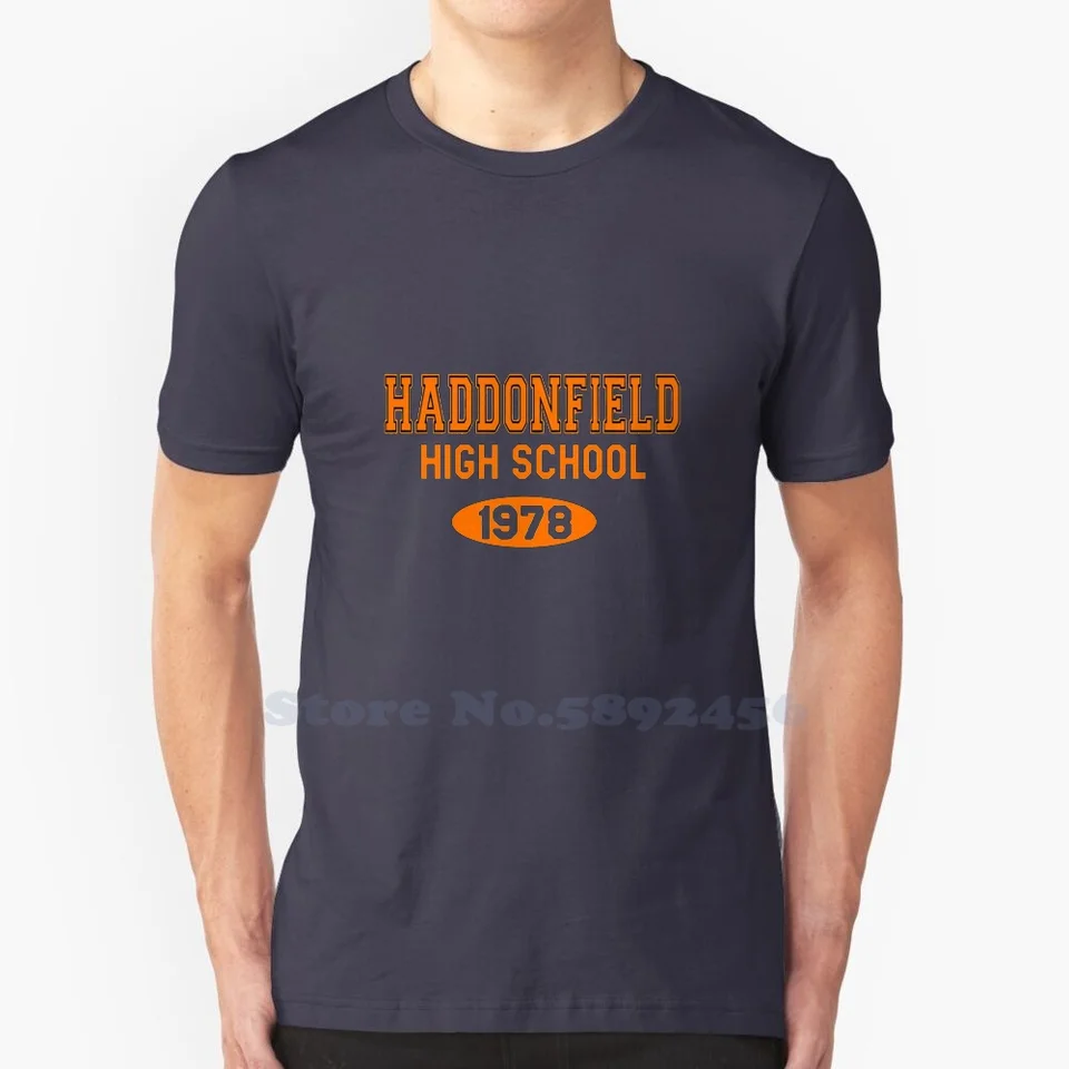Haddonfield 100% Pure Cotton T-Shirt Haddonfield High School 1978 Halloween Michael Myers Horror Strade Movie Thriller Slasher