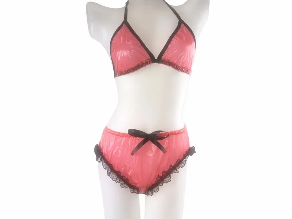 Haian PVC Cami Briefs Lace nohavičky Dámske nohavičky