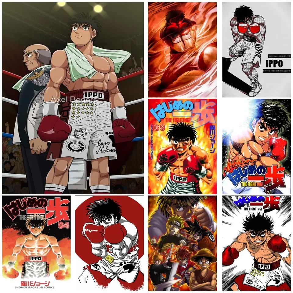 Hajime no ippo anime videohra Canvas Art Plagát moderný nástenný umelecký obrázok tlač pre rodinnú spálňu