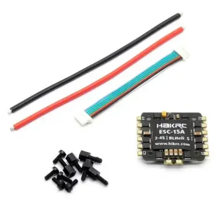 HAKRC 15 AMP 4-v-1 Brushless ESC 20x20mm Montáž 15a BLHeli_S BB2 2-4S DSHOT pre RC FPV Racing Dron F4 F7 F722 F405 STACK