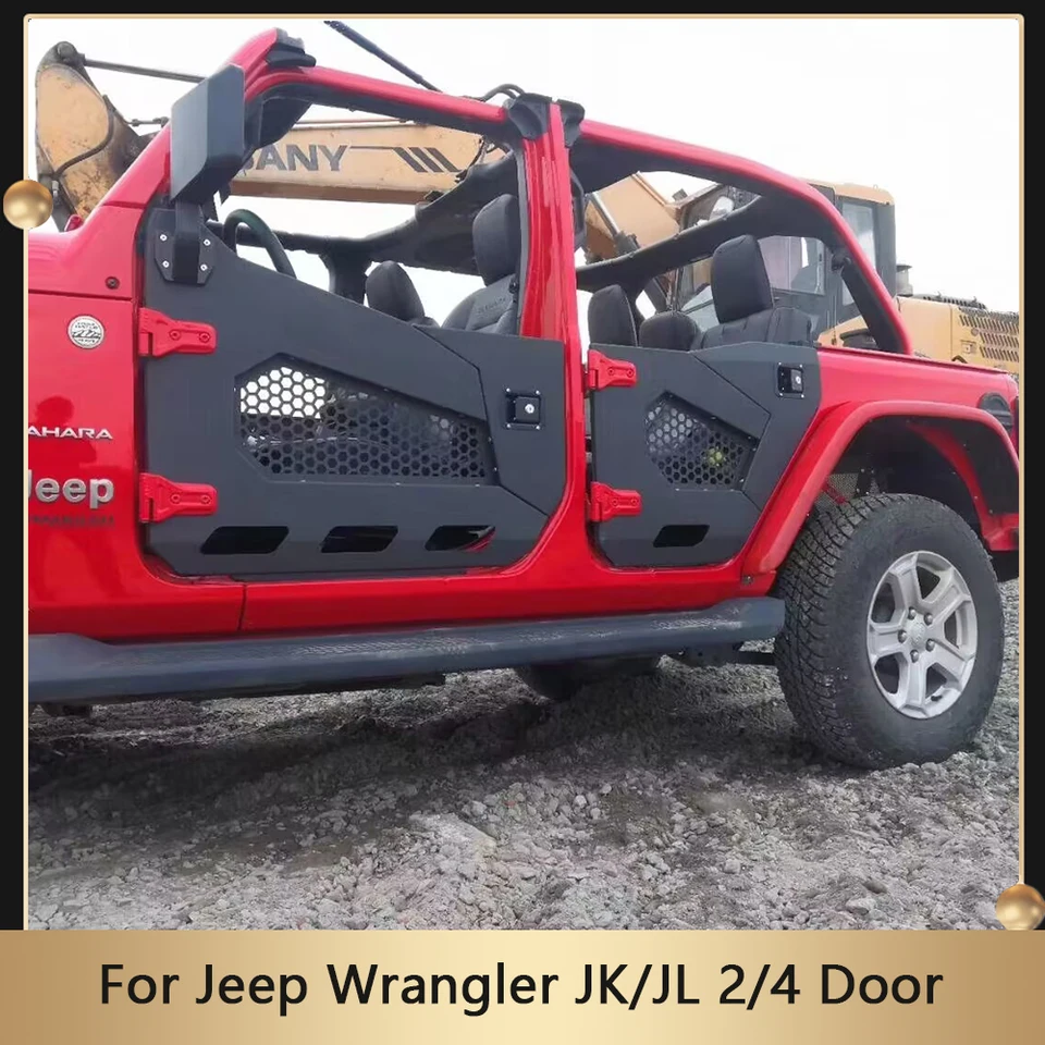Half Door s bočným zobrazením zrkadlo vhodné pre Wrangler JK/JL 2/4 dvere vozidla 4x4 terénne doplnky