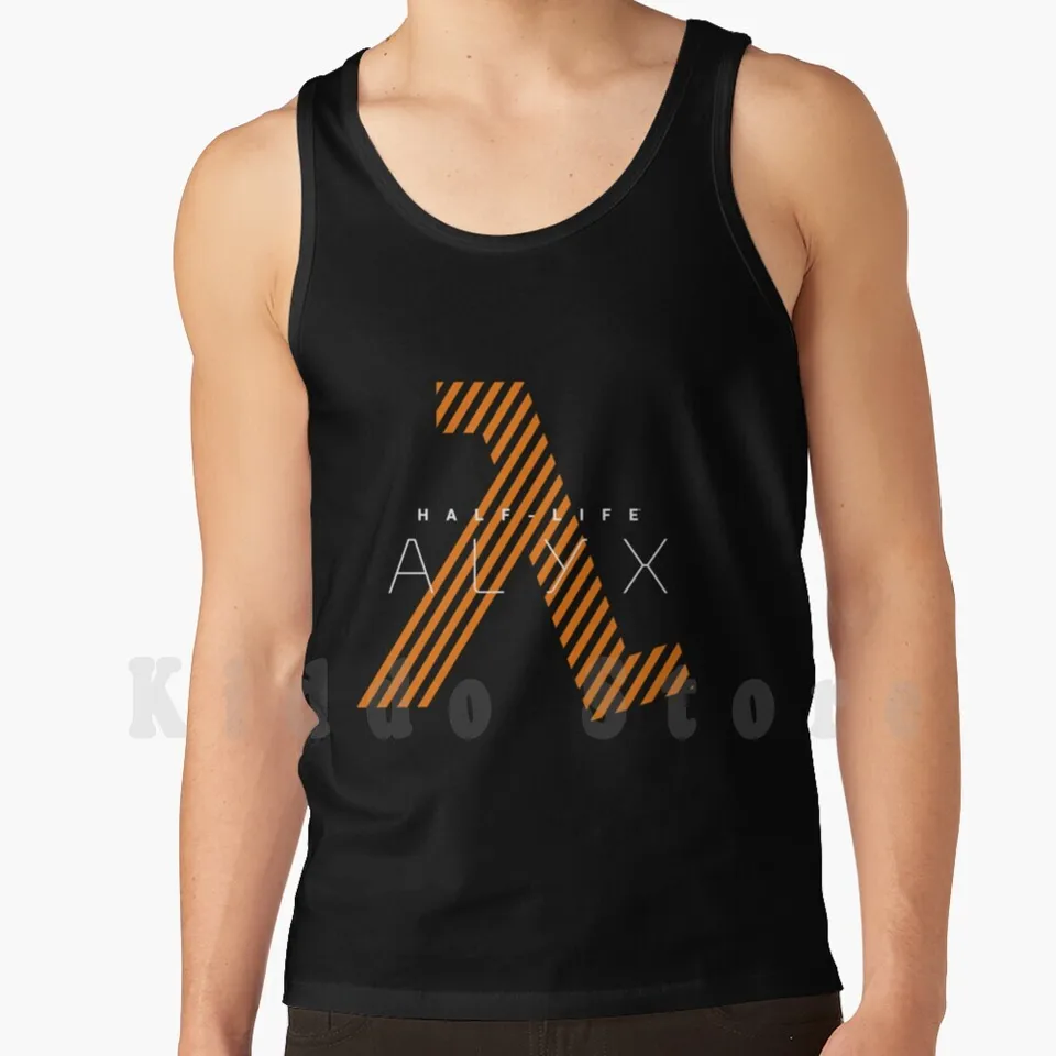 Half Life-Alyx (White) Touch Tops Vesta 100% bavlnená polovica životnosti Halflive Alyx Epizóda 1 2 Index ventilu Gordon Freeman VR