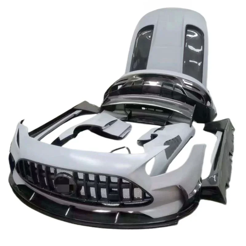 Halfové uhlíkové vlákno predný nárazník zadný nárazník zadná sukňa Sukňa pre AMG GT Black Series Body Kit