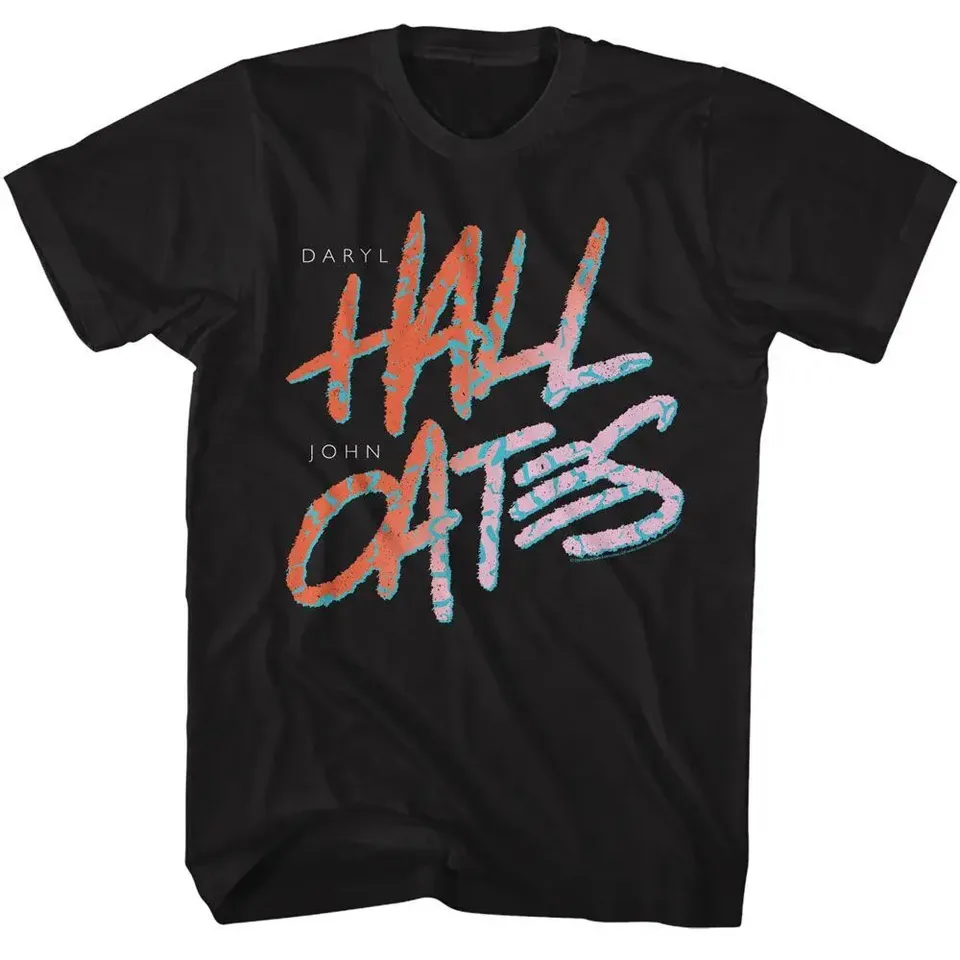Hall and Oates 80. roky textová hudba tričko