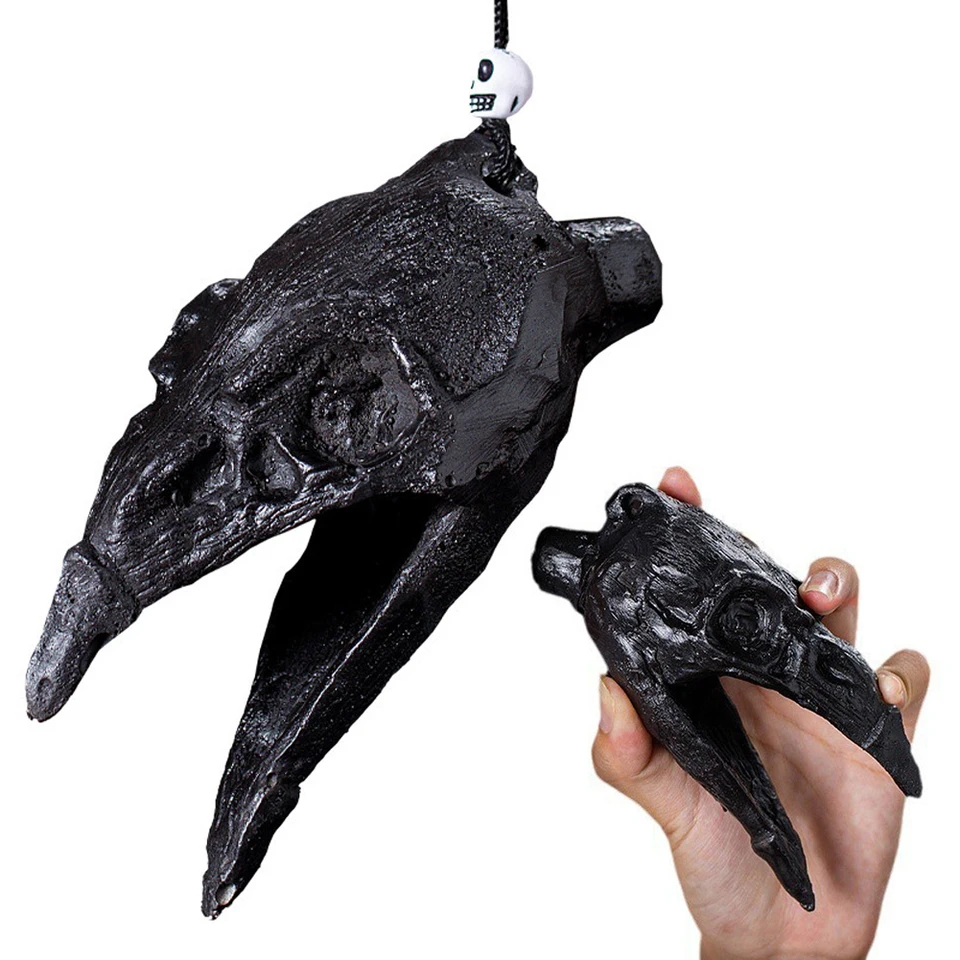Halloween Aztec Smrť píšťalka s podivným zvukom Crow Crow Death Whistle Crow zobák smrť píšťalky na aplikáciu
