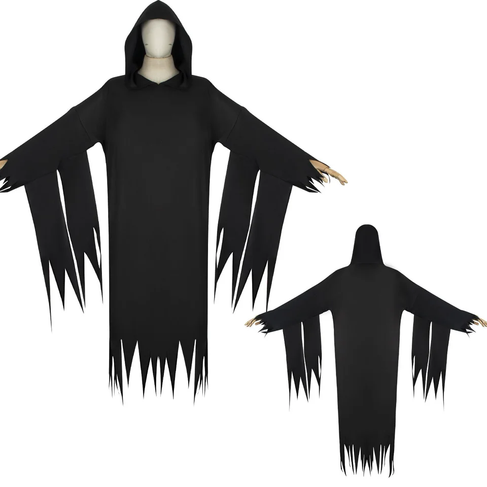 Halloween COSPALY MASKERADE DASKY DOSTATOČNÉ MEN MEN Ženy DEMON SCRACK Duchovia DEMON DEMON DEMON CLAKSIE s maskou