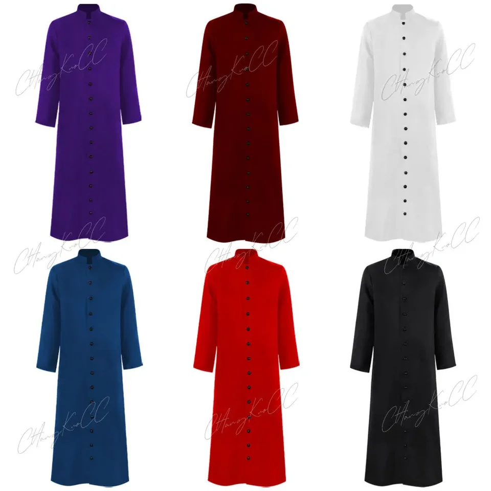 Halloween Cosplay legenda duchovná rúžka cassock s kinktúrou stredovekou duchovnou