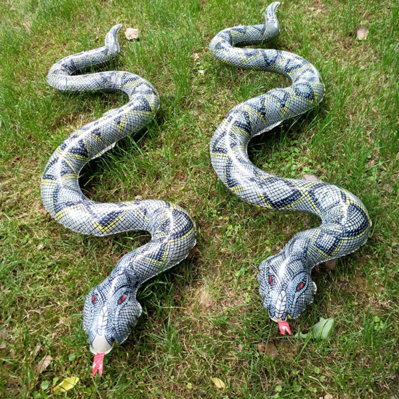 Halloween Garden Lawn Trick Ress Bionic Hray pre deti nafukovacie simulované hadové balóniky Trick Games hračky hračky python rekvizity