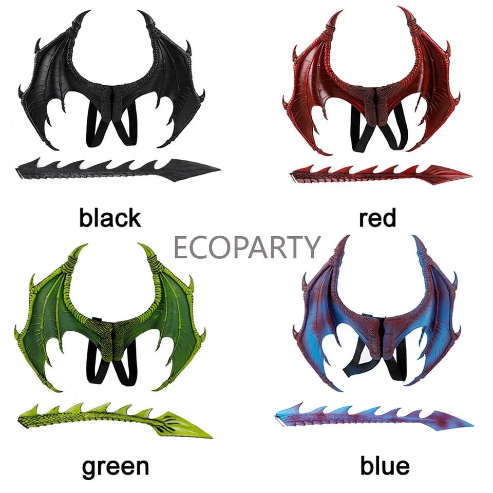 Halloween hračky Dragon kostýmy krídla Dragon Halloween Cosplay maska ​​pena pena gumový cosplay kostýmový doplnok