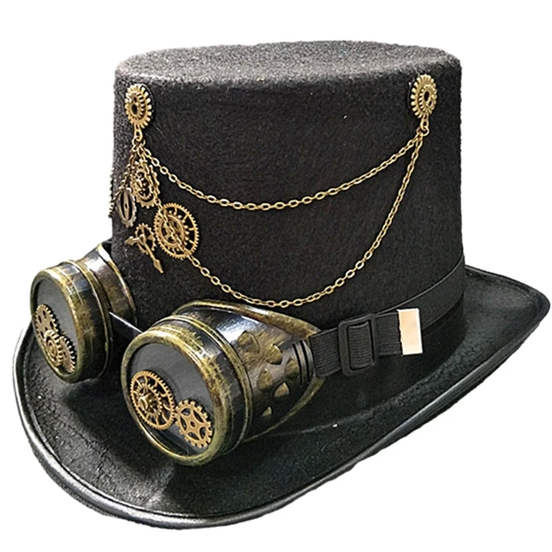 Halloween kúzelníkovi topánok s klobúkom Halloween Metal Gear Decor Witches Hat Hot Girl Cosplay propags viktoriánsky klobúk
