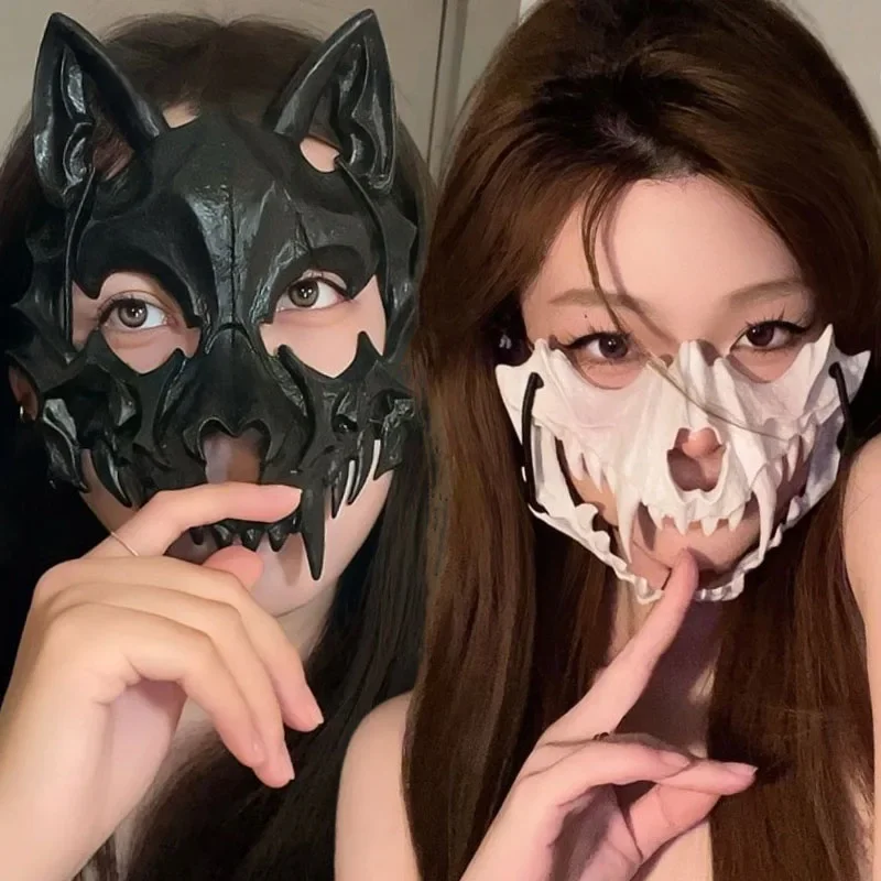 Halloween lebka Party maska ​​Anime drak drak god kostru napoly tvár Masky kosti lebky Zvieratá maska ​​masku cosplay tanečný ples kostýmy rekvizity