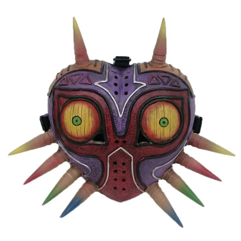 Halloween maska ​​Zelda Scary Realistic Face Mask Mask Meizula Wilderness Breath Cosplay maska ​​Dospelá osobnosť Latex kostým propsb