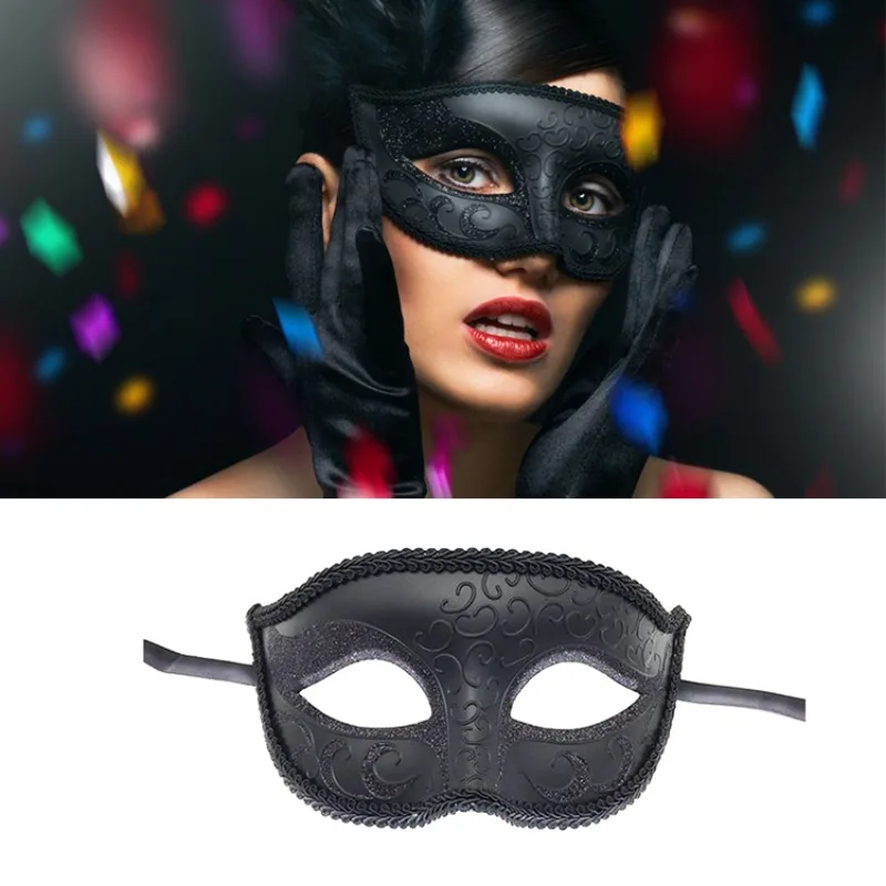 Halloween maškaráda krásna maľovaná make -upová lopta napoly tvár líška maska
