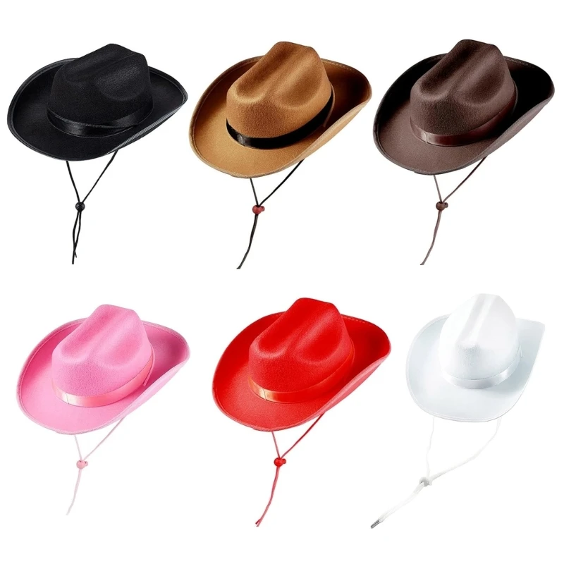Halloween Party Cowgirl Hat Kids Cowgirl Hat That Party Detský klobúk pokrývky hlavy