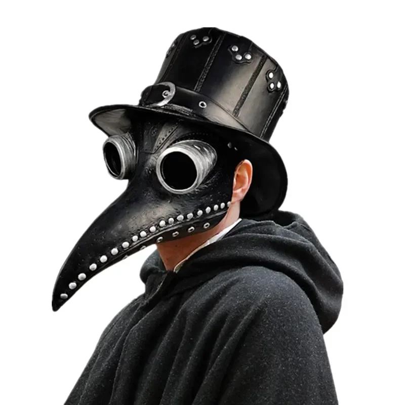 Halloween Pest Dokter Masker Zwart Gumber Slurf Beek Steampunk Gifgas Latex Masker Kinderren En Volwassenen Cosplay Rekwisieten