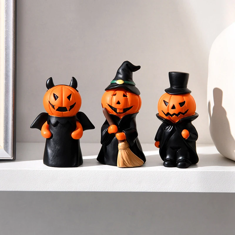 Halloween Pumpkin Ghost Resin Ozdoby