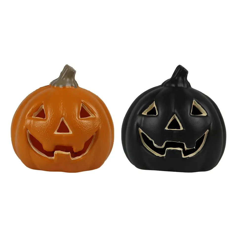 Halloween Pumpkin Lights Realistic Ornament Glow v tmavej tekvicovej lampa lampa pre terasu na stenu sviatočné večierok vonkajšie vnútorné krytiny