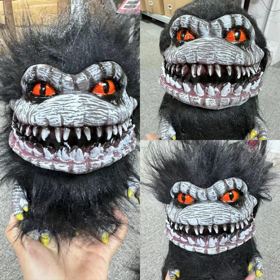 Halloween vypchaté zvieratá plyšové bábiky hororové šaty