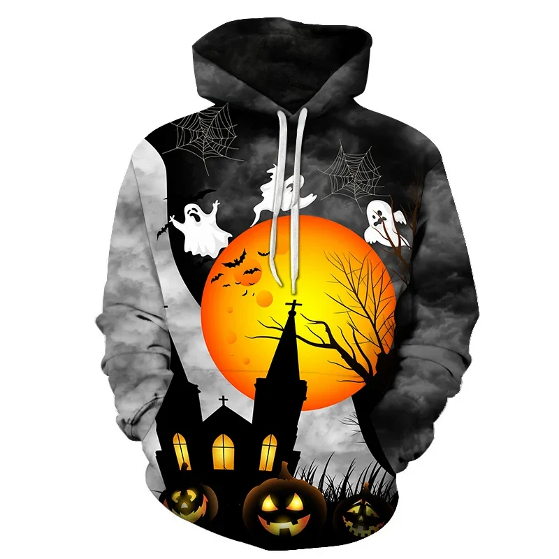 Halloween vzor 3D tlač Pánska mikina pred Vianocou nočná mora Horor Horor Casual mikiny mikina oblečenia vysokokvalitné nadmerné nadmerne veľké