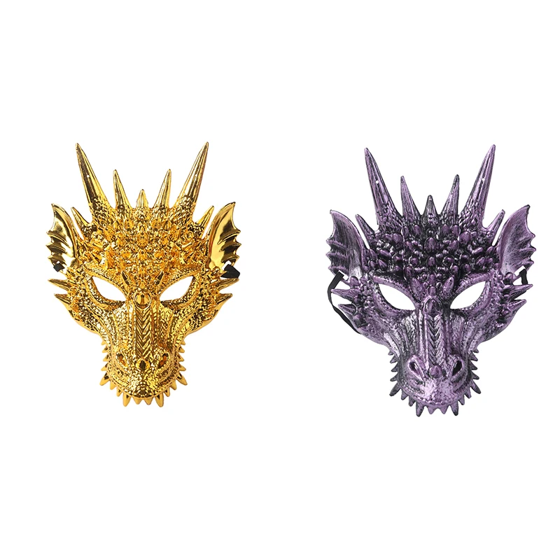 Halloween zahraničný obchod Hot Horror Dragon Mask Dance sa uskutoční na videu predstavenie karnevalovej párty 3D stereoskopická maska