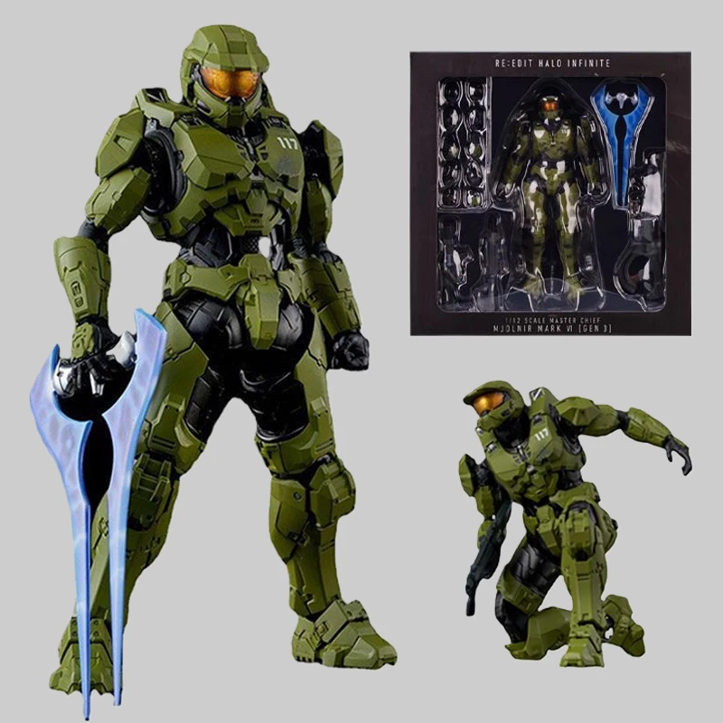 Halo 5: Guardians Majster šéf 18cm infinant Mjolnir Mark VI Gen3 Akcia Zbierka figúrky John117 Movely PVC Model Dolls Hračky