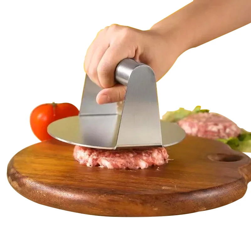 Hamburger Press 304 Nerezová oceľ nelepivé mäsové hovädzie mäso hamburger Press Patty Maker Tools Hamburger Maker Kuchynské potreby