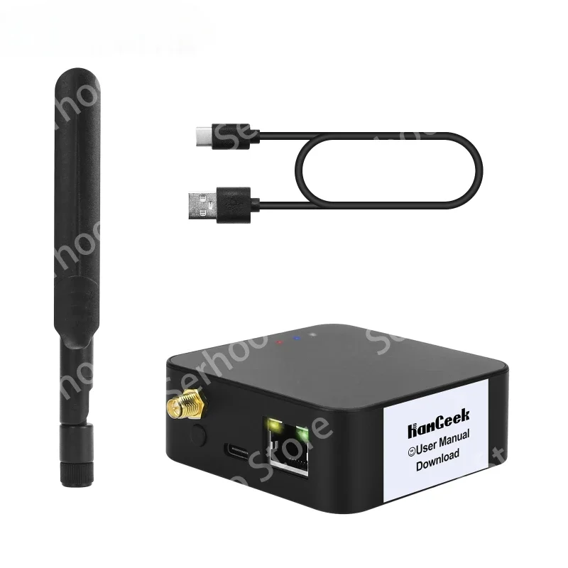 Hamgeek HMG-01 Plus Poe Universal Zigbee Gateway Zigbee Coordinator pre modul CC2652P7 Čierna/biela (voliteľné USB Data Cable)