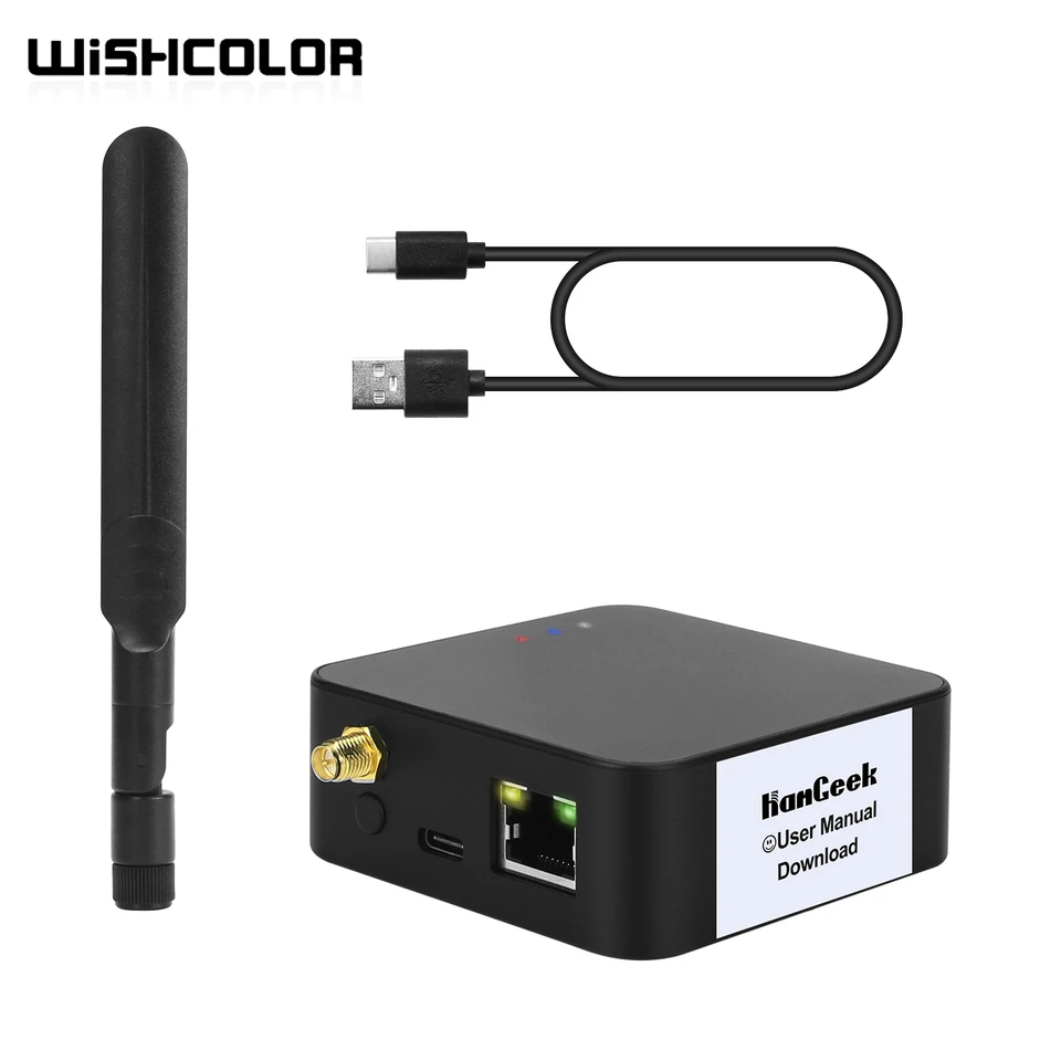 Hamgeek Poe Zigbee 3.0 Koordinátor Router Zigbee Gateway (čierna) pre modul Hamgeek CC2652P ZigBee2mqtt Support WiFi WiFi